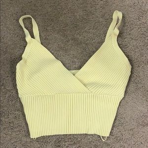 kendall and kylie yellow tank top